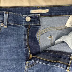 Levi's Dark Blue Straight Leg Jeans